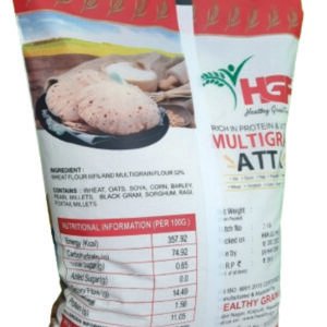 HGF Multigrain Atta 3 Kg – 100% Natural High Fiber Flour